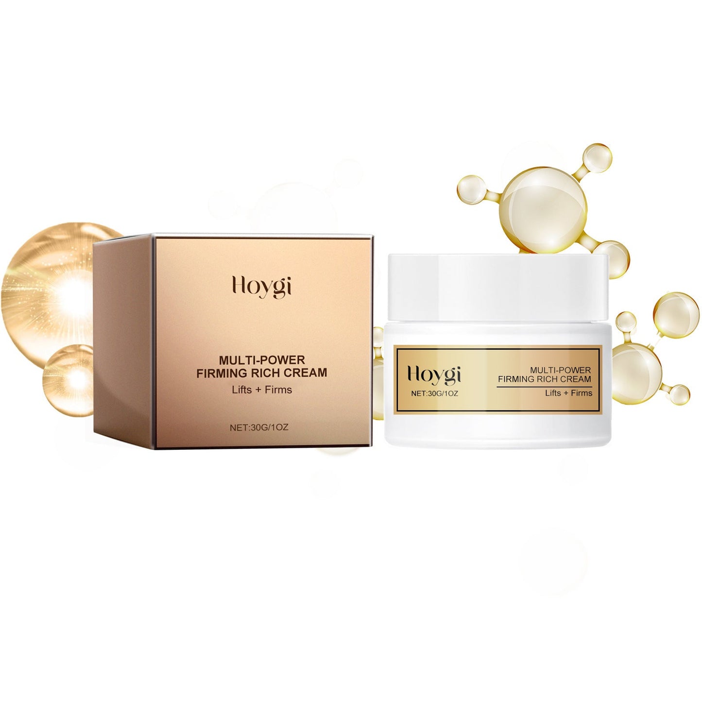 Hoygi wrinkle-reducing and firming cream reduces fine lines around the eyes, moisturizes and tightens the skin, replenishes moisture and anti-wrinkle cream 