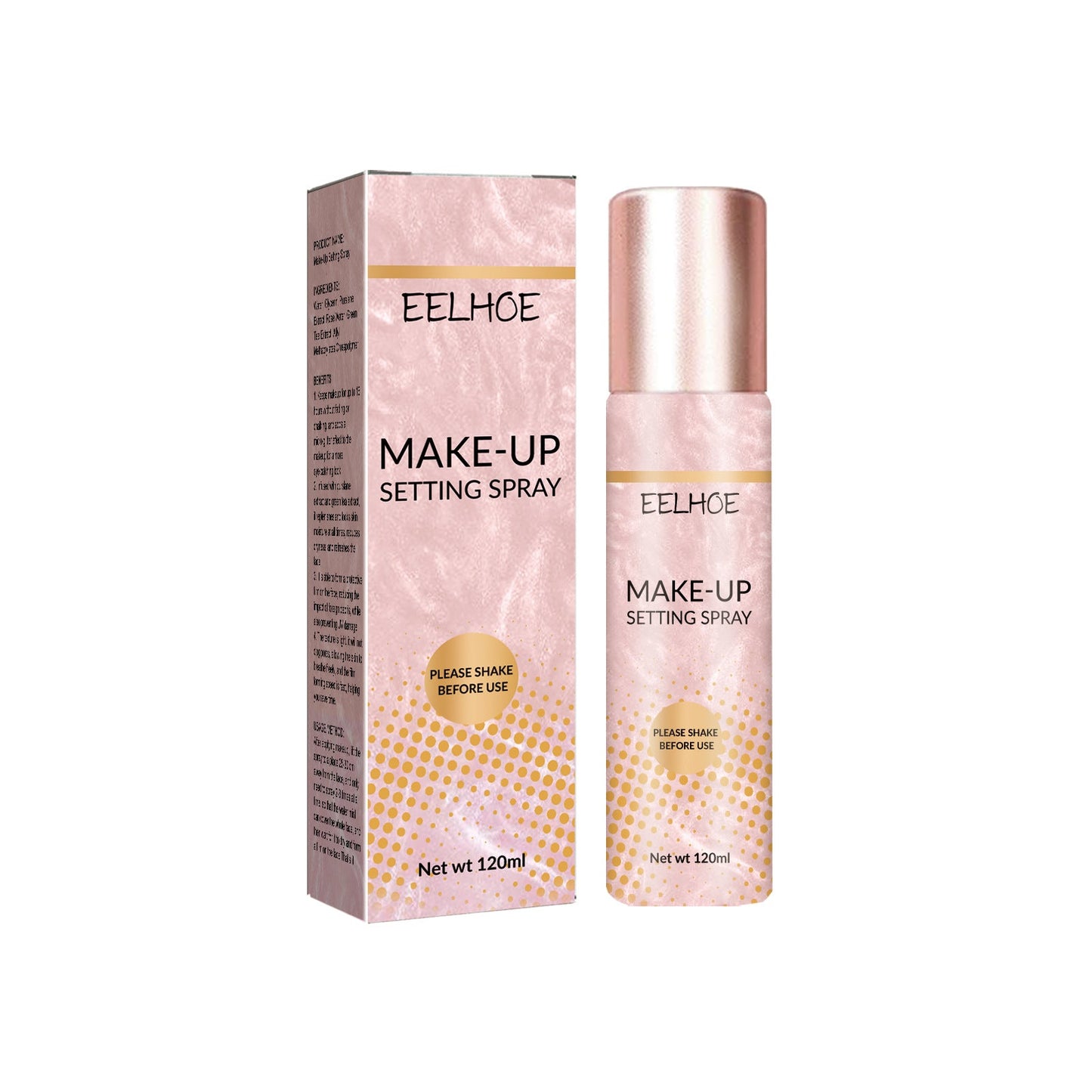 EELHOE makeup setting spray is light, moisturizing, waterproof, sweat-proof, and not easy to remove makeup. Moisturizing makeup primer spray 