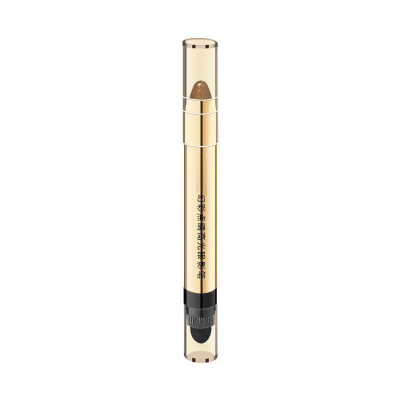 MYHO lazy highlight eye shadow pen eye silkworm pen double-headed eye shadow stick is not easy to remove makeup repair highlight stick eye makeup cross-border