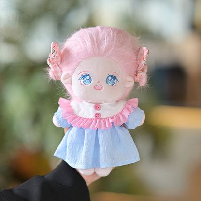 Qixi Festival gift genuine 20CM cotton doll clothes doll Yiwu toy dress up girl gift spot