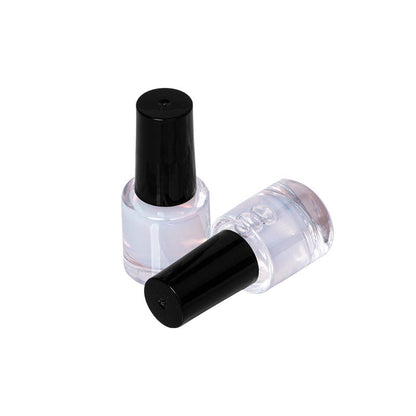 Cross-border quick-drying bright oil transparent protective oil nail polish base oil ultra-light clay stone plastic seal factory wholesale