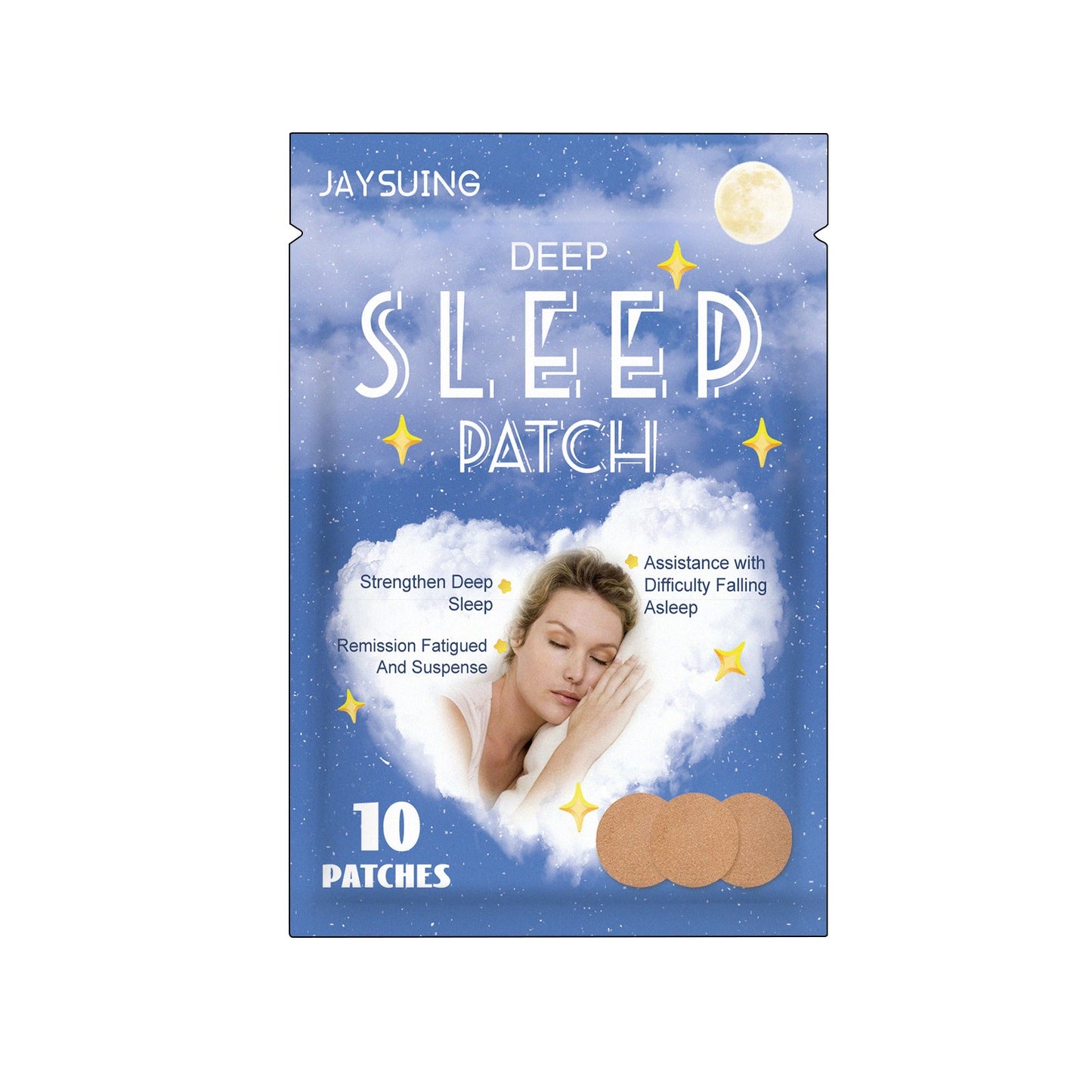 Jaysuing sleep patch relaxes the body and mind, relieves physical stress, and falls asleep peacefully to care for sleep aids 