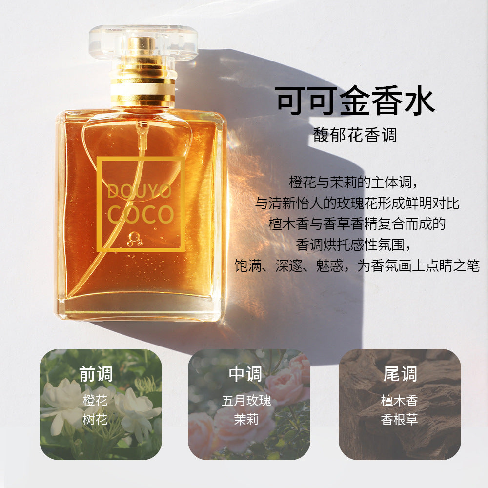 Internet celebrity hit DOUYO COCO women's perfume long-lasting light fragrance niche student cross-border Vietnam wholesale 