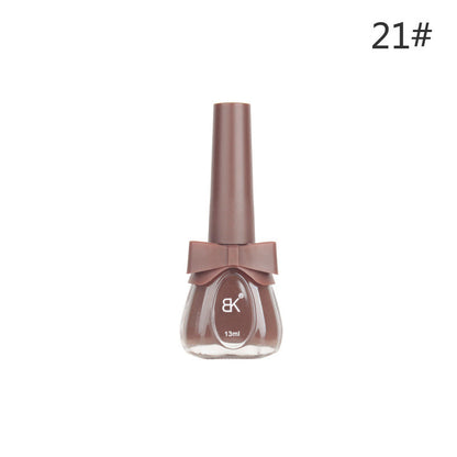 Water-based nail polish no baking quick drying tearable set nude transparent odorless long-lasting peelable cross-border nail polish