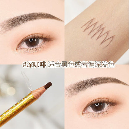 Hens 1818 eyebrow pencil tear-off eyebrow powder makeup pencil waterproof and sweat-proof non-smudge eyebrow pencil makeup wholesale