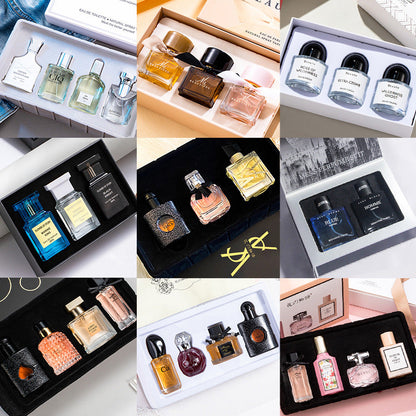 Internet celebrity hot-selling women's perfume set long-lasting light fragrance fresh affordable men's Vietnamese perfume gift box cross-border wholesale 