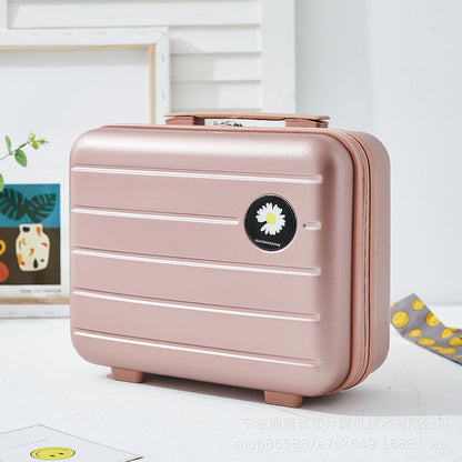 2024 New Retro Cosmetic Bag Large Capacity Washing Bag 16 Inch Multifunctional Compartment Storage Bag Portable Travel Case 