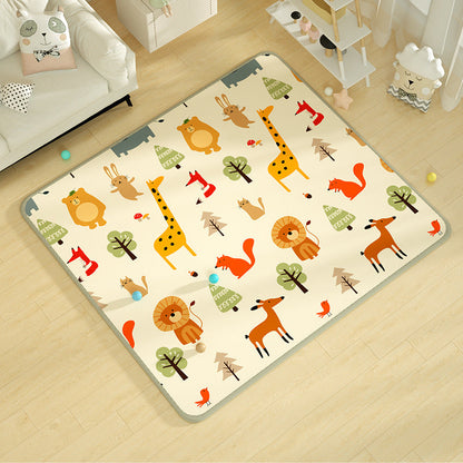 Baby crawling mat XPE double-sided cartoon thickened 2 cm living room game mat home odorless baby crawling mat