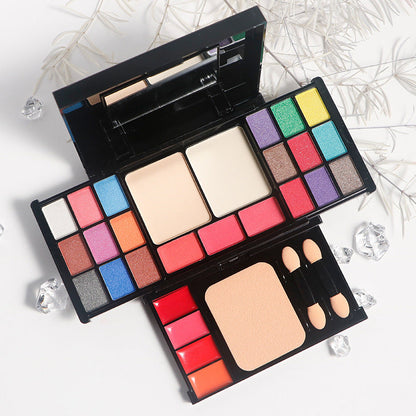 ឈុតផាត់មុខ Blush Contour Set Palette ថ្មី ក្ដារលាយស្រមោលភ្នែកចម្រុះពណ៌ ការតុបតែងមុខស្រមោលភ្នែកដ៏សំខាន់សម្រាប់អ្នកចាប់ផ្តើមដំបូង និងសិស្ស