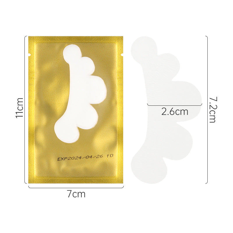 Wholesale grafted eyelash isolation eye patch cloud-shaped isolation lower eyelash spacer non-woven hydrogel spacer