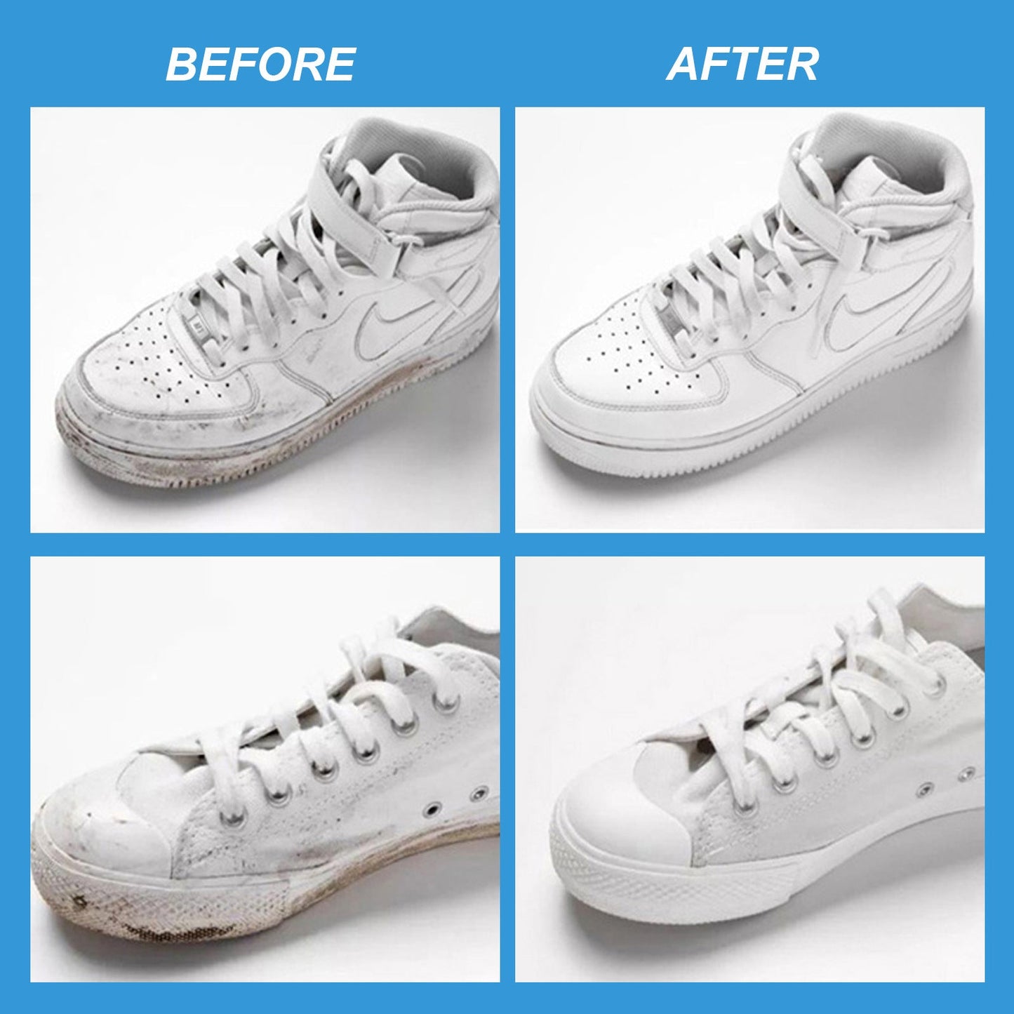 Jue-Fish white shoe cleaner non-wash, sneaker whitening and stain remove shoe edge edge decontamination oxidation gel 