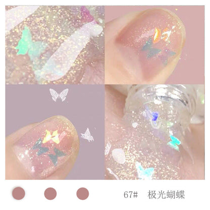 2023 European and American sealing layer does not fade nail color high gloss printing neutral manicure nail polish can be torn off without baking female