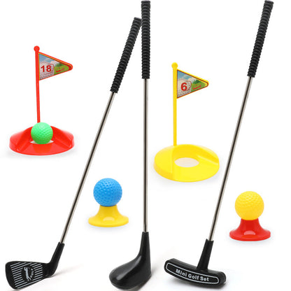 Children's golf metal club parent-child outdoor toy sports set Amazon foreign trade cross-border