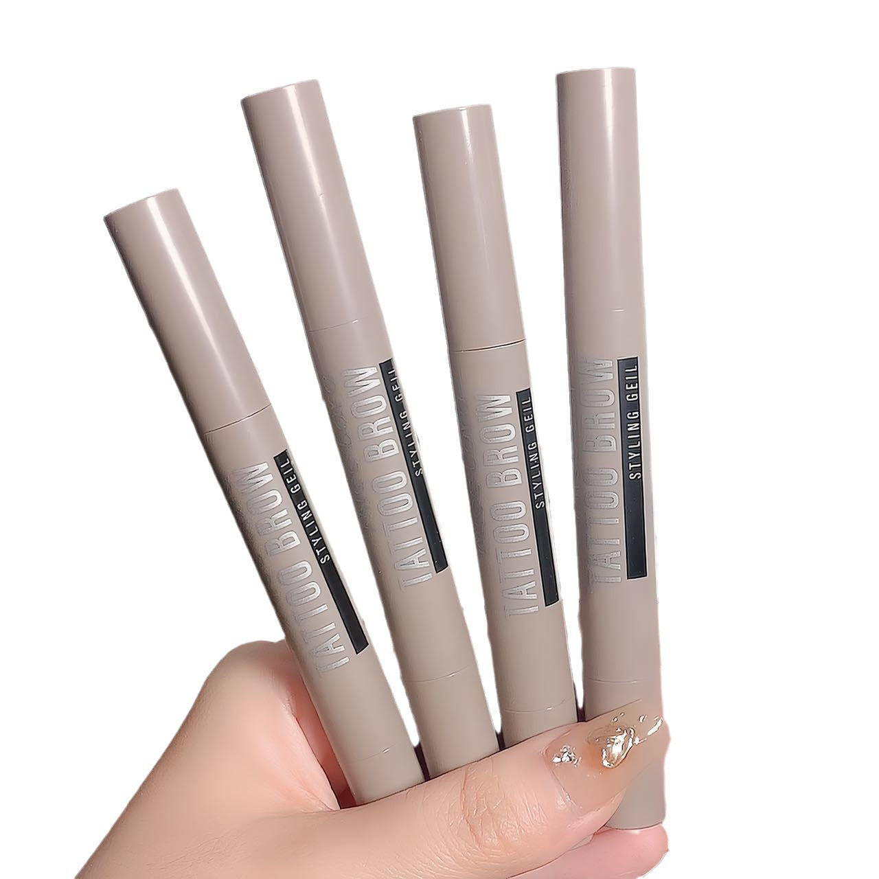 New eyebrow pencil eyebrow dyeing cream waterproof and sweat-proof beginners no smudge three-dimensional eyebrow pencil student eyebrow pencil with brush wholesale