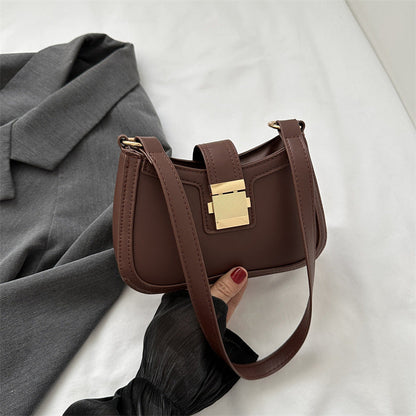 Korean style simple bag women 2024 early autumn new small square bag fashion trend shoulder bag casual simple messenger bag 