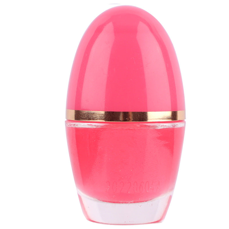 Bei Shijie's new cute internet celebrity small egg bottle oily non-peelable quick-drying long-lasting no-bake nail polish wholesale 