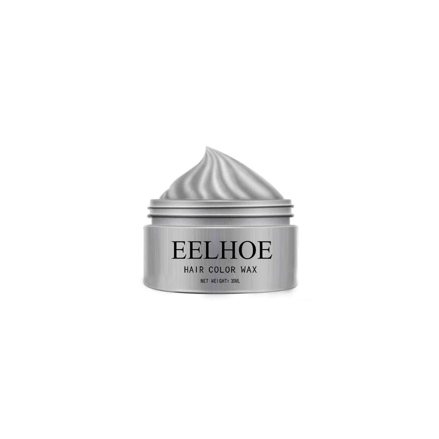 EELHOE temporary hair wax grandma gray colorful hair wax hair mud natural color one-time easy coloring 