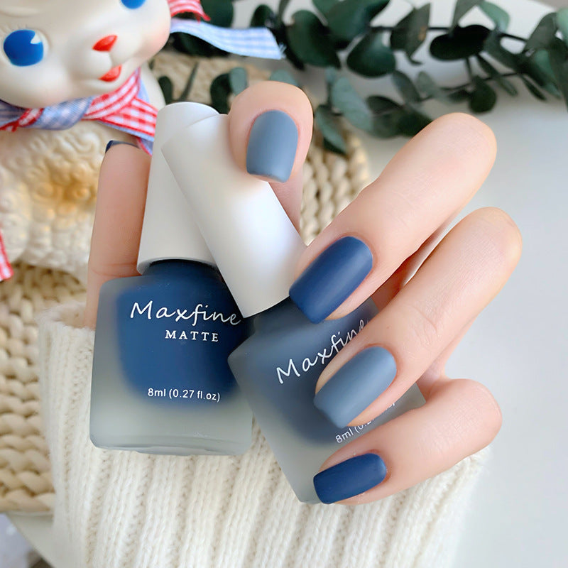 2023 new nail polish spring and summer color water-based matte nail polish cannot be peeled off and dried naturally, suitable for pregnant women