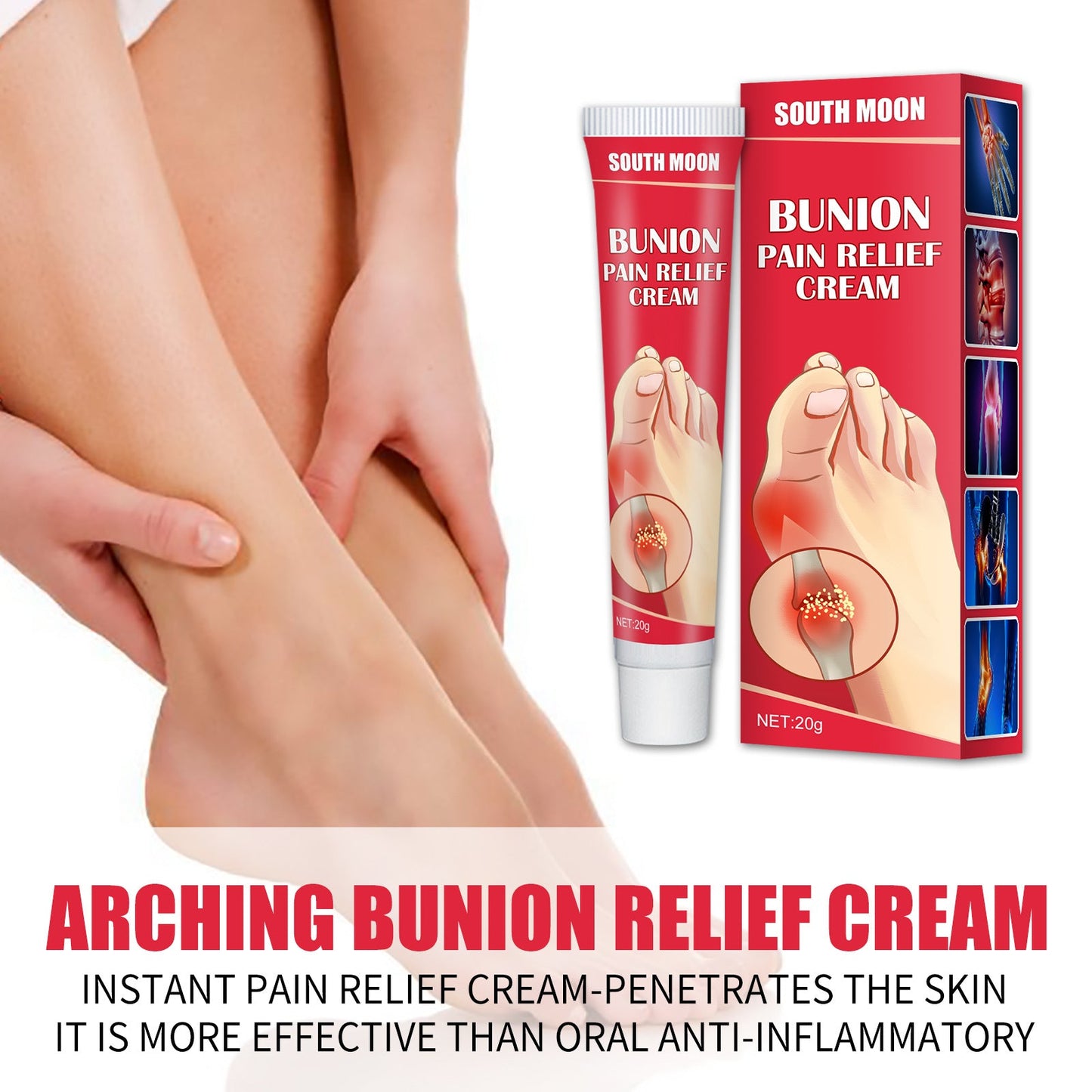 South Moon joint care cream pain care body waist leg tendons relieve pain care health care cream 