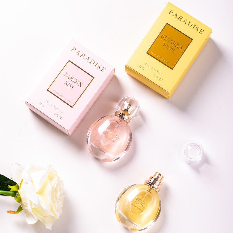 Flower Story Douyin Internet celebrity hot-selling quicksand gilded perfume for women fresh and long-lasting light fragrance cross-border perfume wholesale 