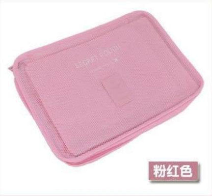 Travel storage six-piece storage bag clothing storage 6-piece storage bag factory small quantity LOGO production 