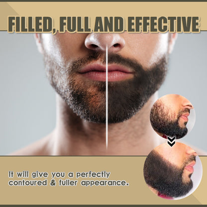 East Moon Beard Filler Pen Men's Beard Pen Waterproof Beard Brush Beard Styling Filler Pen 