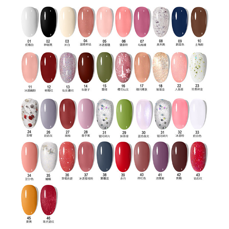 2023 water-based nail polish transparent color no baking long-lasting tearable peelable transparent nail polish glossy factory wholesale 