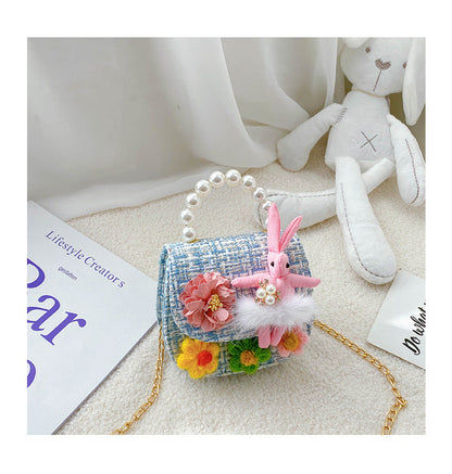 Girls Crossbody Bag Small Bag New Fashion Little Girl Decorative Bag Autumn and Winter Baby Coin Purse Cute Handbag 