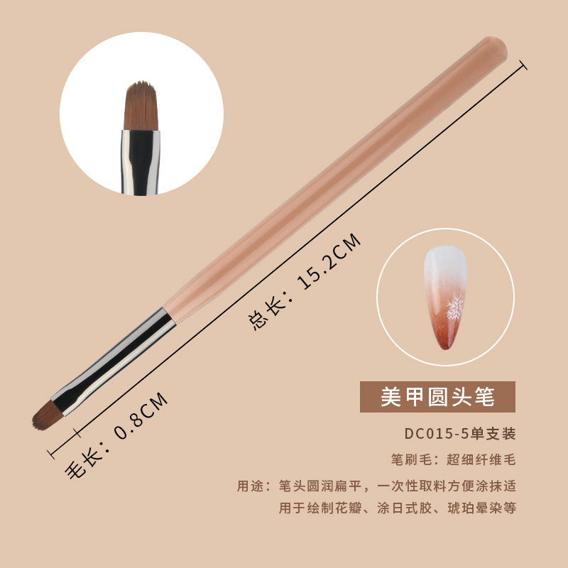 Japanese nail art pen brush set sweeping pen double-headed construction pen phototherapy painting line pen gradient pen wholesale