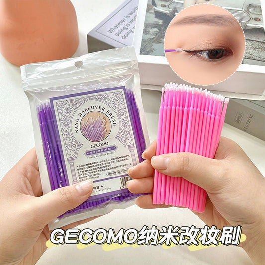 GECOMO nano makeup brush grafting eyelashes wipe eyeliner multi-function cleaning stick