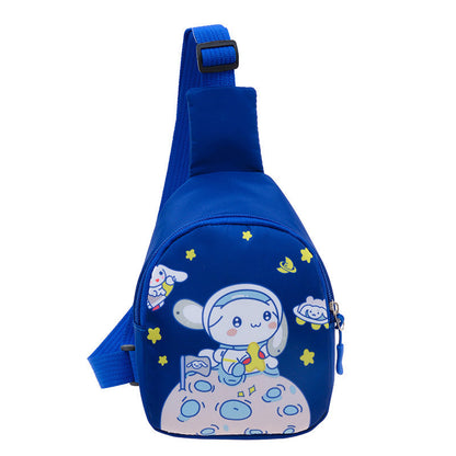 New style children's chest bag cartoon cute change shoulder bag boys and girls messenger bag fashionable all-match chest bag wholesale 