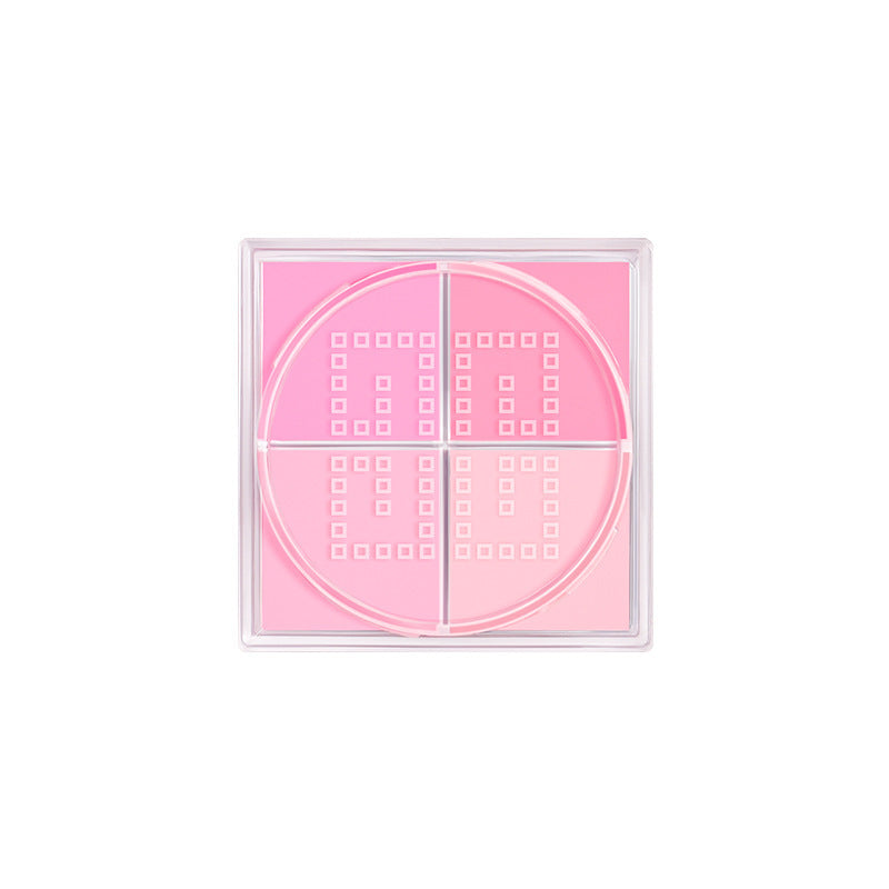 NOVO fFour-Gong Grid blush ការតុបតែងមុខបែបធម្មជាតិ matte blush niche ម៉ាកmake up មានតម្លៃសមរម្យ ងាយស្រួលសម្រាប់សិស្សទើបចាប់ផ្តើមថ្មីៗ