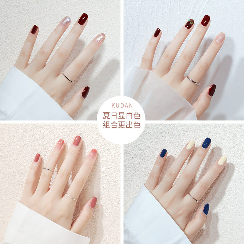 Oily colorful character nail polish long-lasting no-bake non-peelable quick-drying whitening non-tearable cross-border live broadcast nail polish