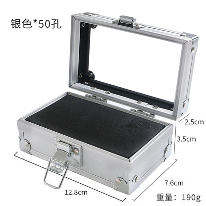 Nail polishing head storage box portable tool box desktop storage rack tool box jack display stand wholesale