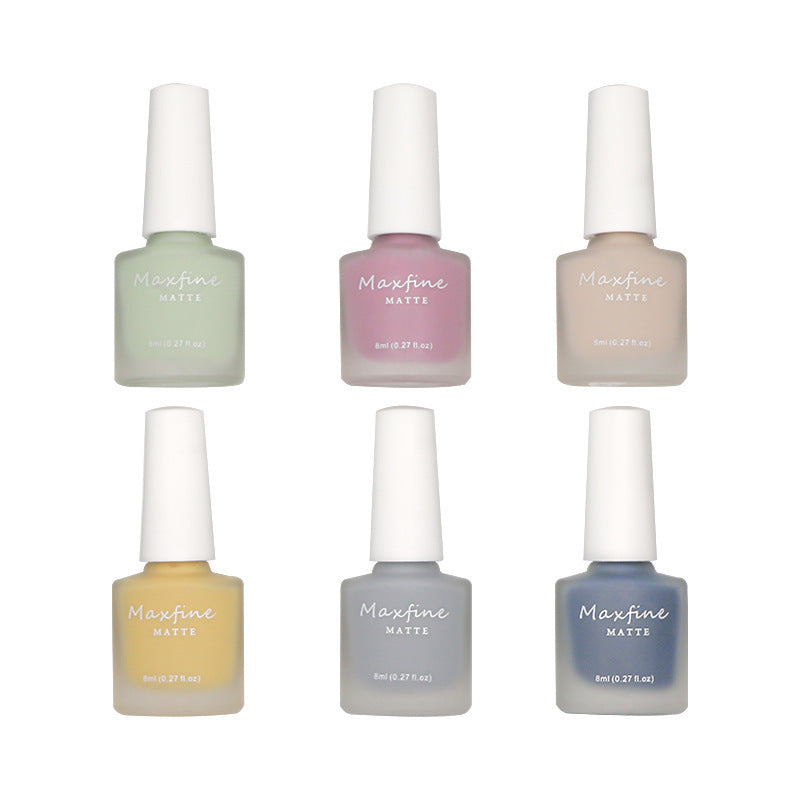 B new water-based matte nail polish matte matte surface no baking, non-peelable, naturally dry students stall