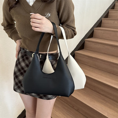 Casual hand-held shoulder bag 2024 autumn and winter new style bag for women fashionable underarm bag hand-held simple handbag 