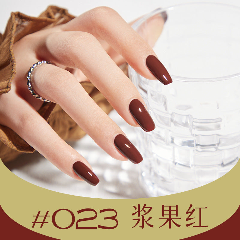 Nail polish no baking quick drying long-lasting tearable autumn and winter peelable water-based transparent nude nail polish wholesale