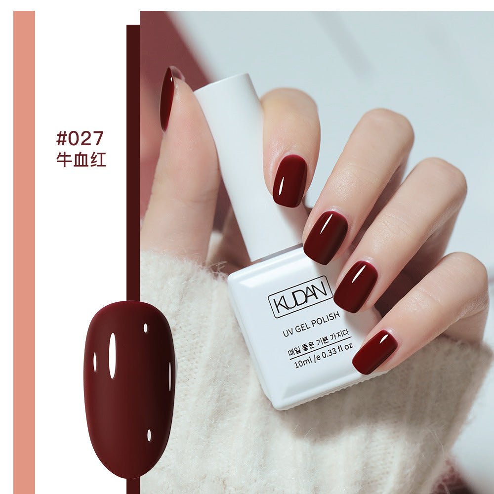 2023 new nail polish gel no odor ice transparent nude color transparent long-lasting quick-drying nail polish manicure nail polish gel wholesale