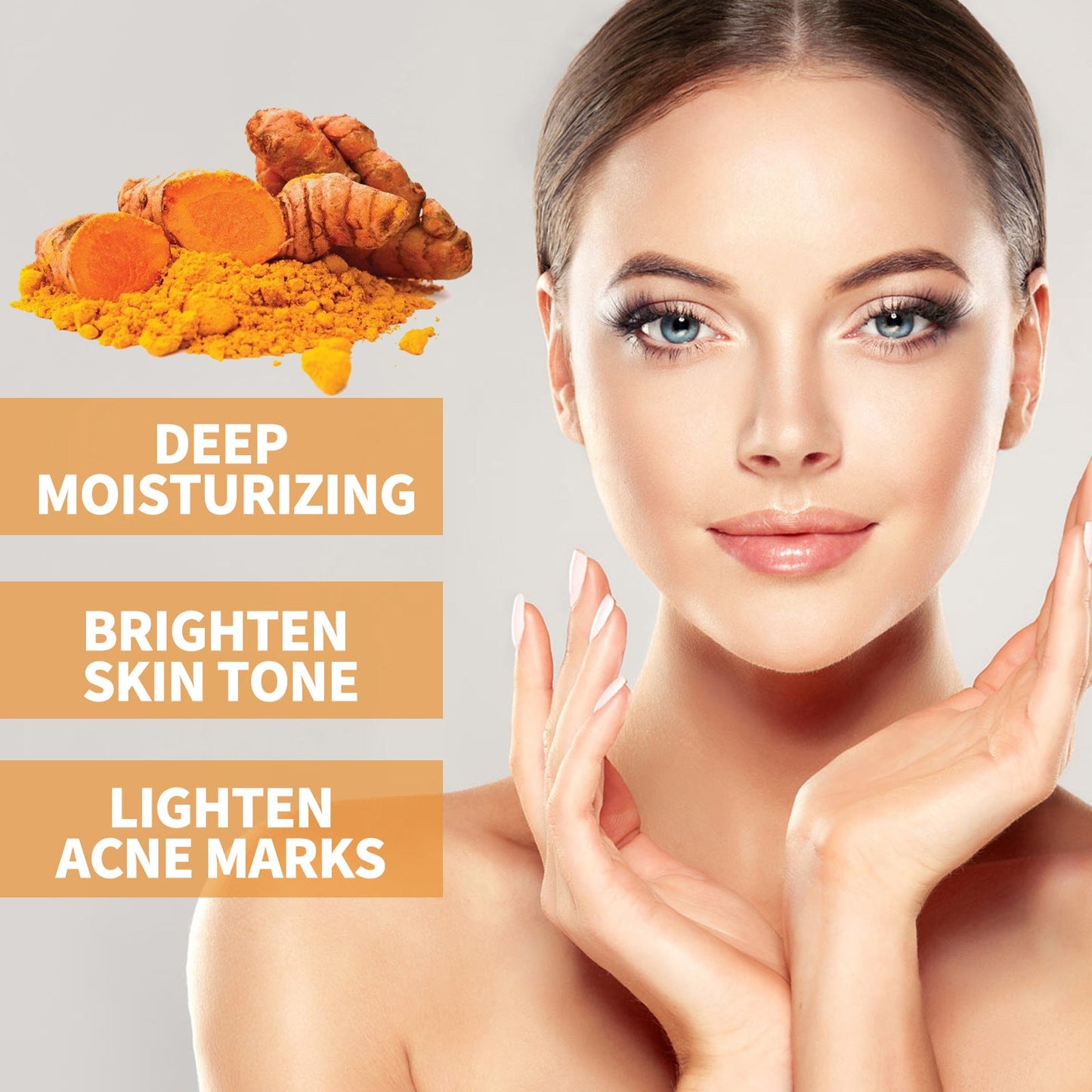 West&amp;Month Turmeric Facial Essence បំបាត់ស្នាមអុចខ្មៅ និងស្នាមមុន ផ្តល់សំណើម ភ្លឺថ្លា និងចិញ្ចឹមស្បែក Essence 