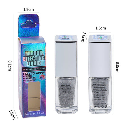 Cross-border new product nail art aurora liquid magic mirror powder European and American fantasy color mirror nail art non-flying powder liquid magic mirror powder