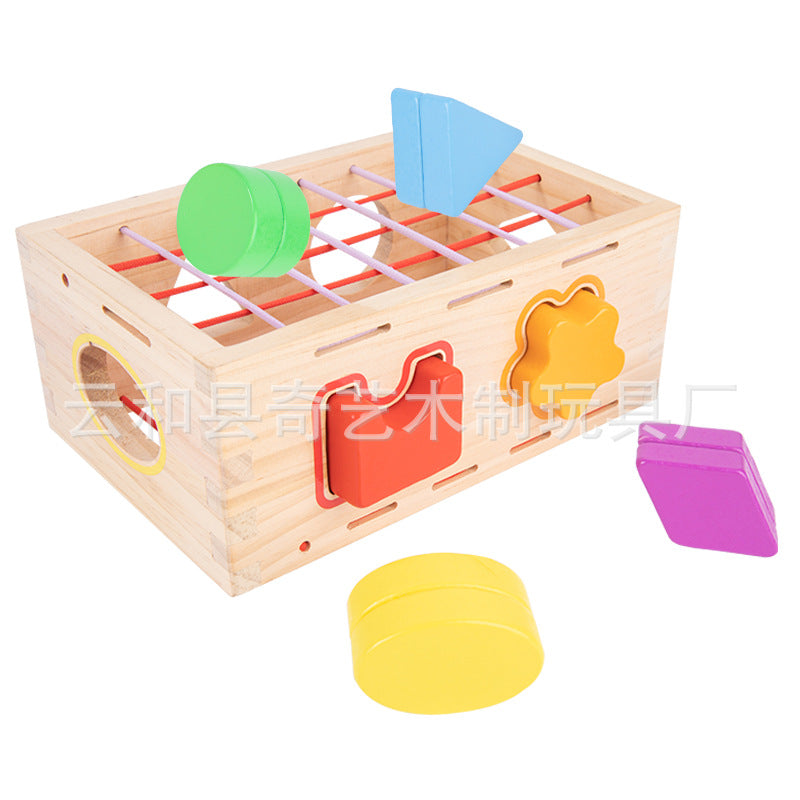 Factory direct sales shape matching Sesele toy building blocks fine motor early education intelligence baby finger training