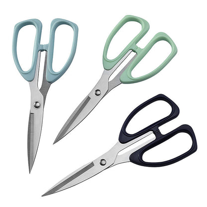 No. 1 strong scissors stainless steel household scissors industrial multi-function thread cutter office kitchen special barbecue scissors