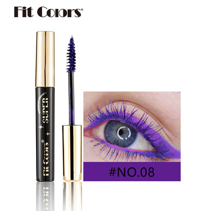 Cross-border Fit Colors 14 color mascara thick curling not easy to smudge Christmas stage makeup foreign trade