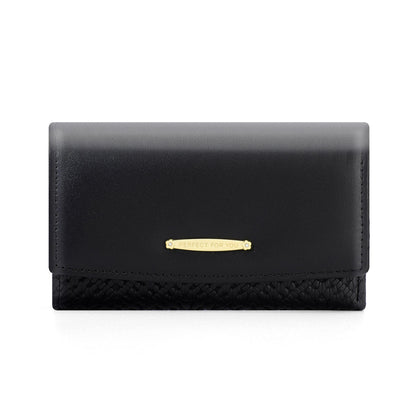 Perfect For You Wallet Women's Medium and Long Trifold Multi-Card Slot PU Coin Wallet Fashion Clutch 