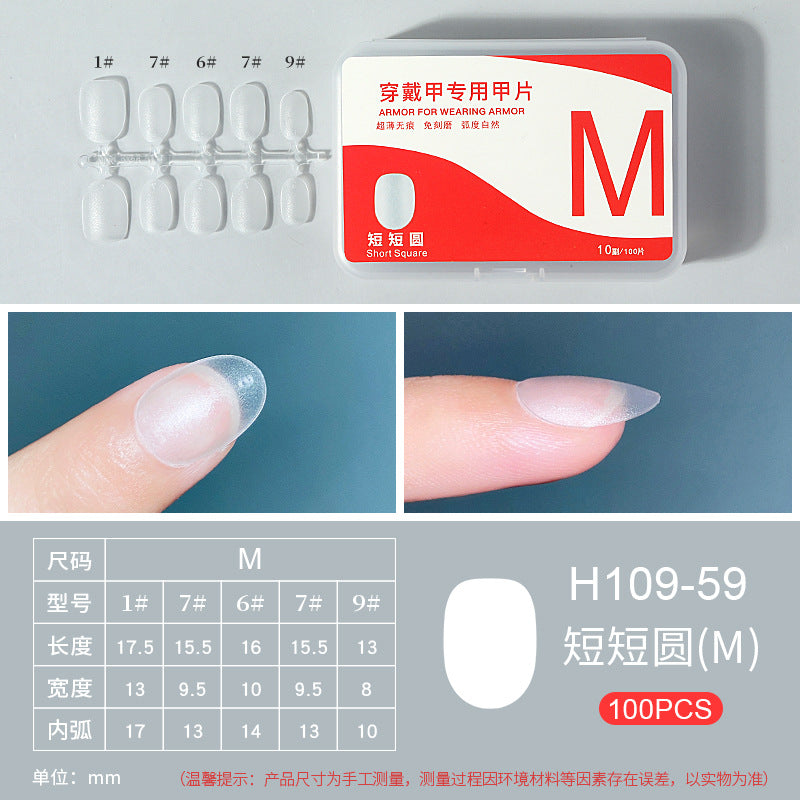 Manicure Wearable Nail Handmade Special Nail Patch Free of Engraving and Grinding Ultra-Thin Traceless Fake Nail Patch Manicure Manufacturer Wholesale