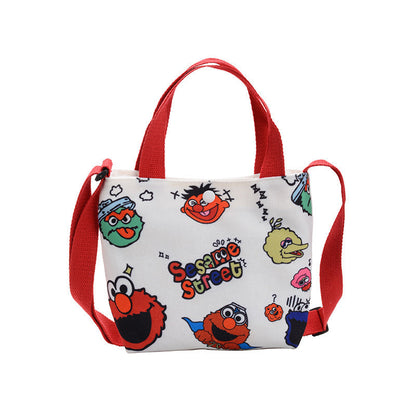 Cartoon Stella Lou children's bag anime cute net red canvas handbag Korean version casual children's messenger bag wholesale