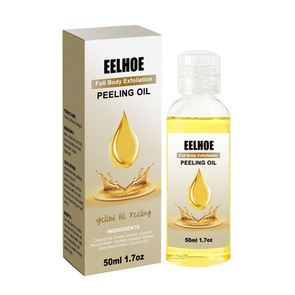 EELHOE Exfoliating yellow skin oil tender and bright skin body cleansing exfoliating moisturizing skin oil 