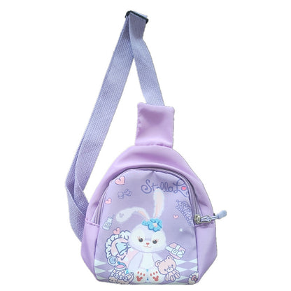 Children's bags wholesale fashion letter girls chest bag leisure sports boys shoulder bag versatile messenger bag