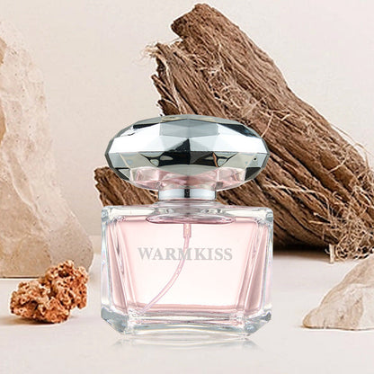 WARMKISS crystal diamond pink diamond ladies long-lasting fresh floral and fruity fragrance light perfume cross-border natural wholesale factory