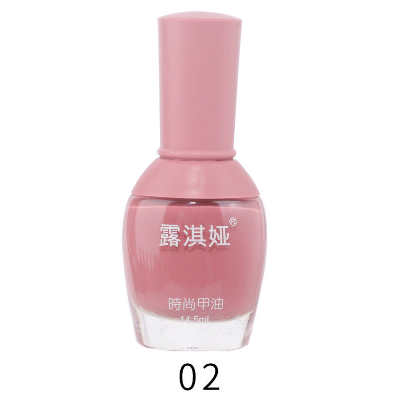 Manufacturer's supply Bei Shijie big belly bottle fashion long-lasting oily nail polish no baking autumn and winter color 14.5ml